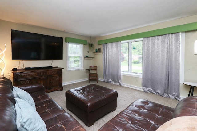 623 Bendle Ave, Shelby, OH 44875 - living room with carpet, baseboards, and a baseboard heating unit
