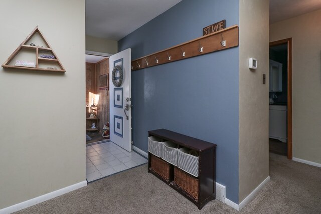 623 Bendle Ave, Shelby, OH 44875 - hall with carpet flooring and baseboards