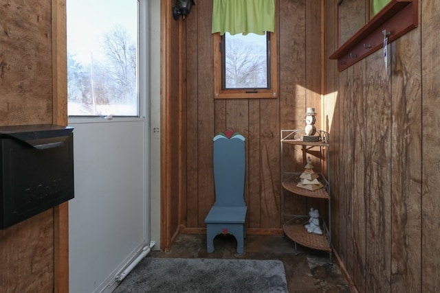 623 Bendle Ave, Shelby, OH 44875 - bathroom with wooden walls