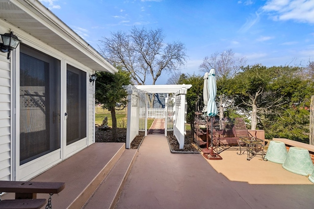 view of patio