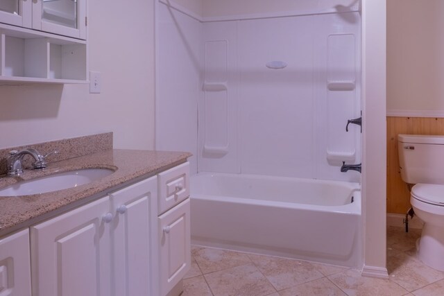 1676 Old Delaware Rd, Mount Vernon, OH 43050 - full bath with vanity, shower / washtub combination, and tile patterned floors