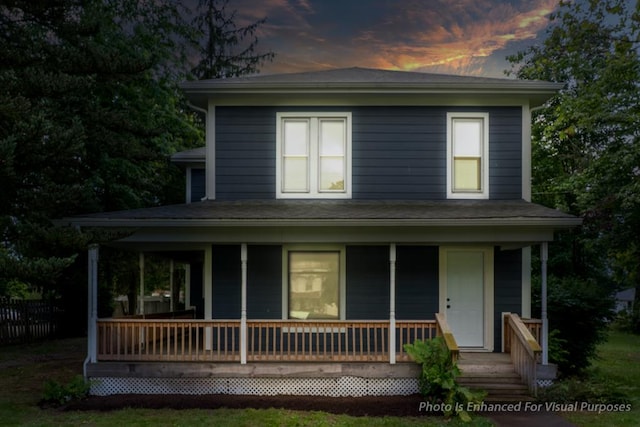 1676 Old Delaware Rd, Mount Vernon, OH 43050 - view of front of home featuring a porch