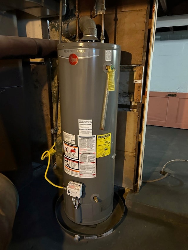 utilities featuring water heater