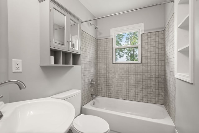 110 Hill St, Edison, OH 43320 - full bathroom with a sink and washtub / shower combination