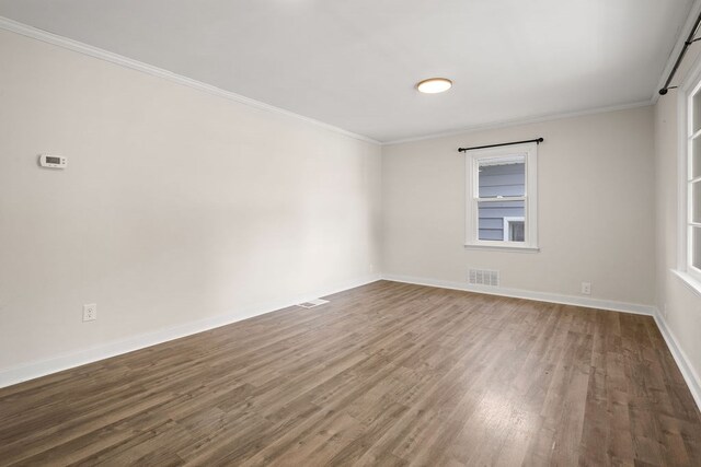 110 Hill St, Edison, OH 43320 - unfurnished room featuring wood finished floors and ornamental molding