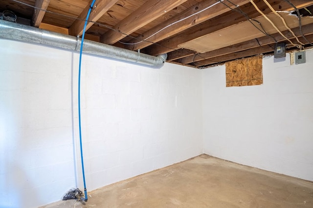 110 Hill St, Edison, OH 43320 - view of unfinished basement
