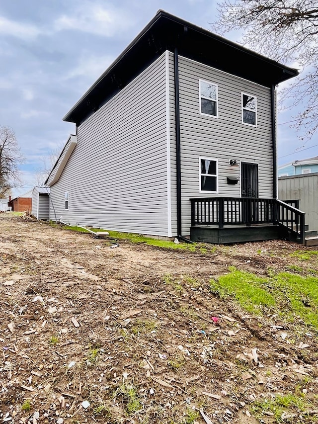 328 Newman St, Mansfield, OH 44902 - exterior space featuring a deck