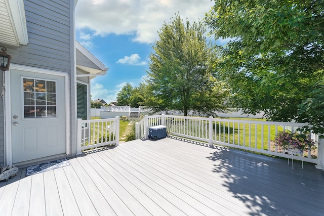 2453 Whitney Ave, Ontario, OH 44906 - deck with a lawn