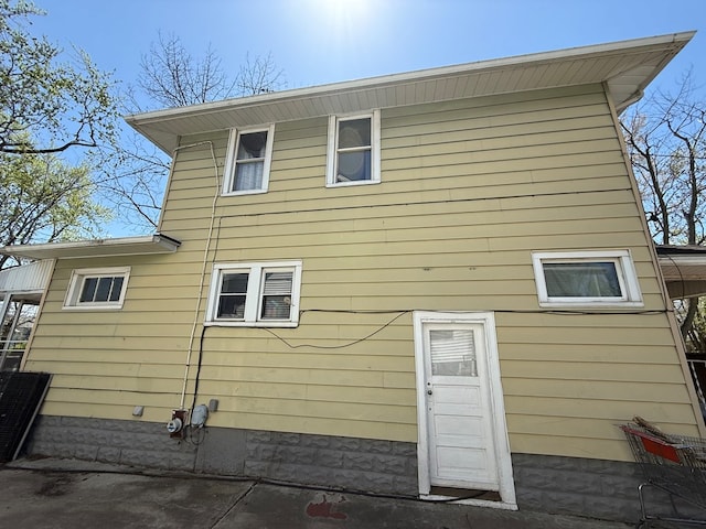 view of rear view of property