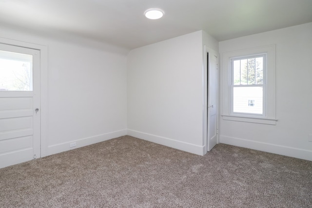 interior space with baseboards