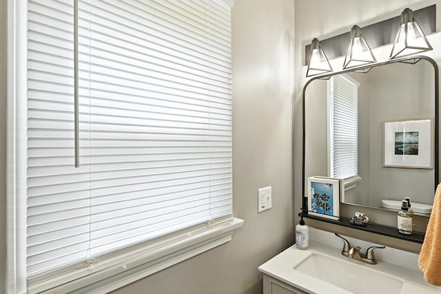 1369 Wilging Dr 1367, Mansfield, OH 44907 - bathroom featuring vanity and a chandelier