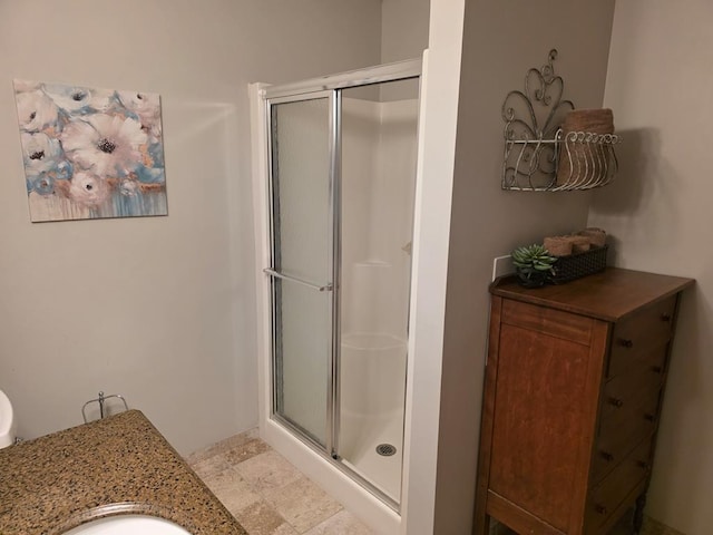 1683 Riva Ridge Dr, Mansfield, OH 44904 - full bathroom with a stall shower and vanity
