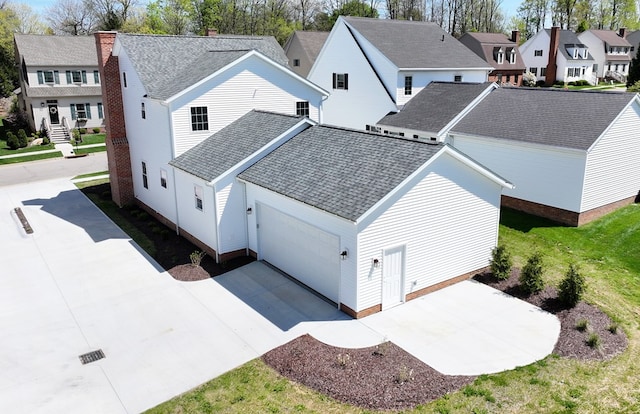 birds eye view of property featuring a residential view