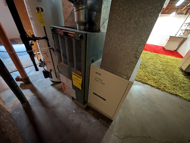 utilities featuring water heater