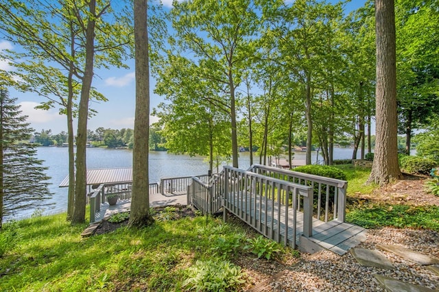 7326 State Route 19 Unit 27-30, Mount Gilead, OH 43338 - dock area featuring a water view