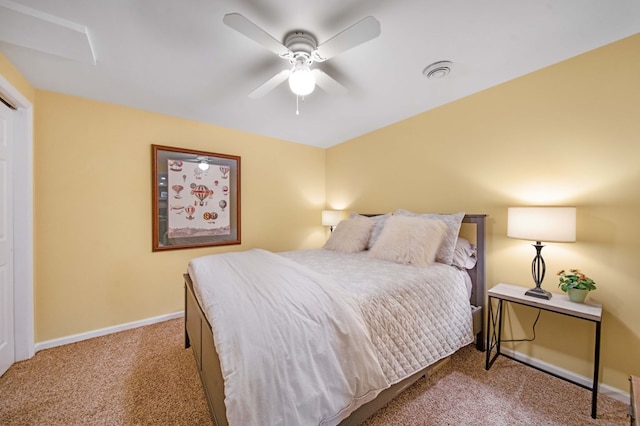 7326 State Route 19 Unit 27-30, Mount Gilead, OH 43338 - bedroom with carpet and a ceiling fan