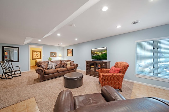 7326 State Route 19 Unit 27-30, Mount Gilead, OH 43338 - living room with carpet flooring and recessed lighting