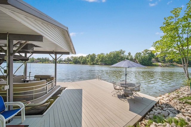 7326 State Route 19 Unit 27-30, Mount Gilead, OH 43338 - dock with a water view