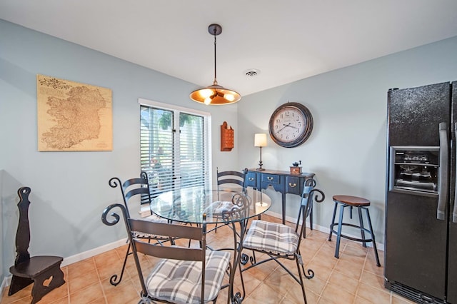 7326 State Route 19 Unit 27-30, Mount Gilead, OH 43338 - dining area featuring light tile patterned floors and baseboards