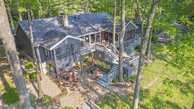 7326 State Route 19 Unit 27-30, Mount Gilead, OH 43338 - aerial view of property and surrounding area