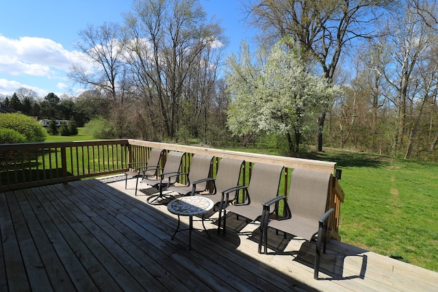 4107 State Route 113, Milan, OH 44846 - deck featuring a lawn