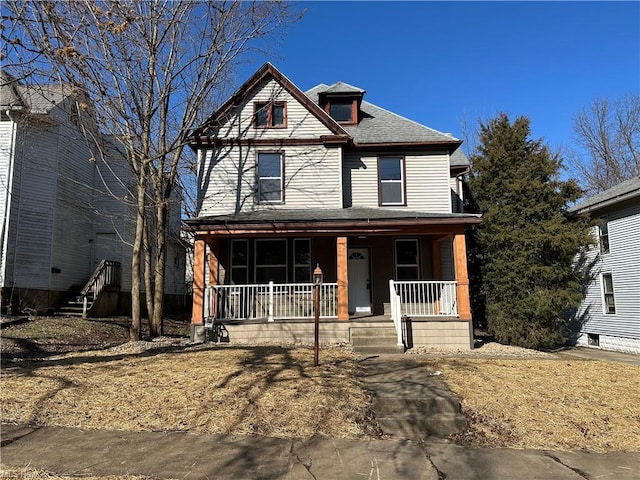 85 Penn Ave, Mansfield, OH 44903 - view of front of house featuring a porch and roof with shingles