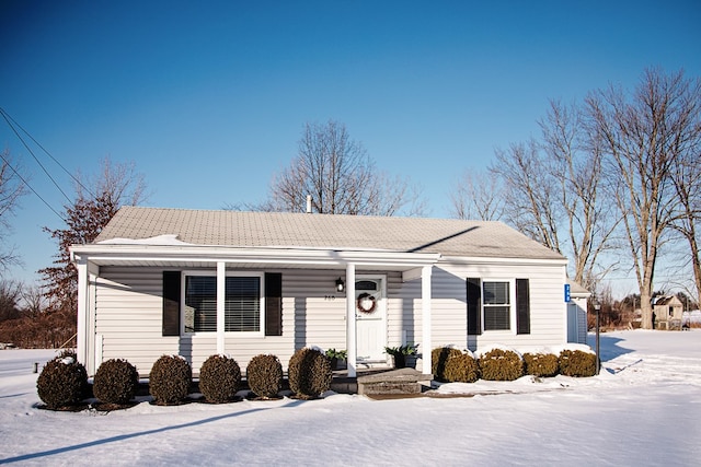 view of ranch-style home