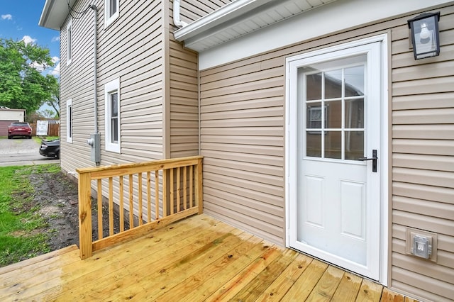 44 W 4th St, Fredericktown, OH 43019 - view of deck