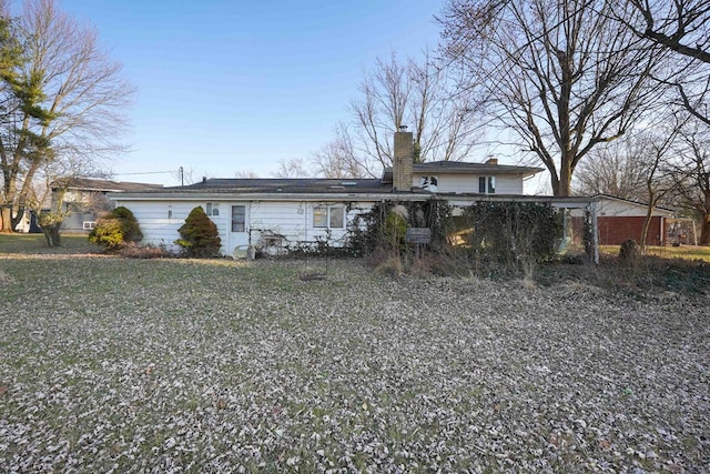 680 Teakwood Ct, Galion, OH 44833 - back of property with a chimney