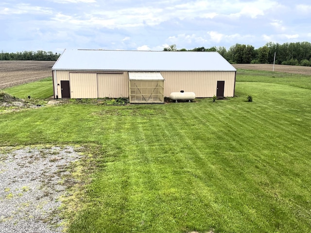 4030 Shoup Rd, Shelby, OH 44875 - view of pole building with a lawn