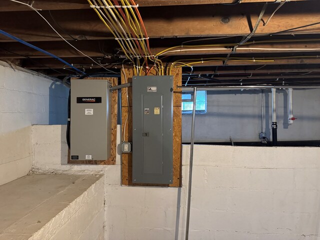 227 S Jefferson St, Loudonville, OH 44842 - below grade area featuring electric panel