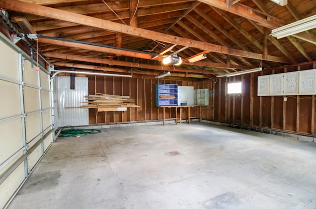 821 Charles St, Galion, OH 44833 - garage with a garage door opener