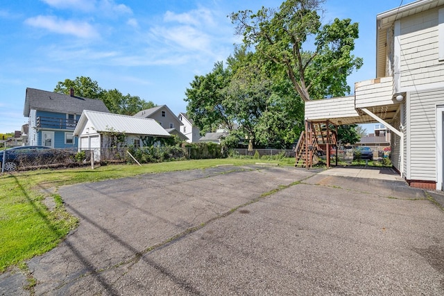 459 Glessner Ave, Mansfield, OH 44903 - view of patio / terrace featuring stairway