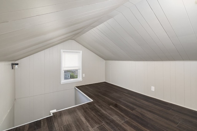 459 Glessner Ave, Mansfield, OH 44903 - additional living space featuring wood finished floors and vaulted ceiling