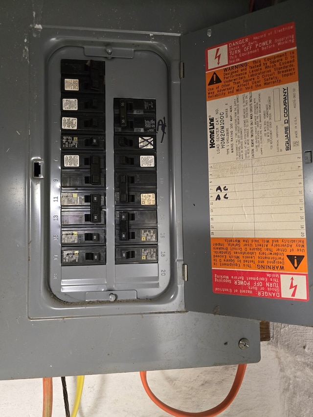 utilities with electric panel