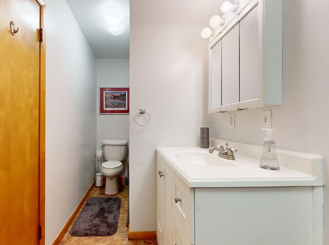 135 W Smiley Ave, Shelby, OH 44875 - bathroom featuring vanity and tile patterned floors