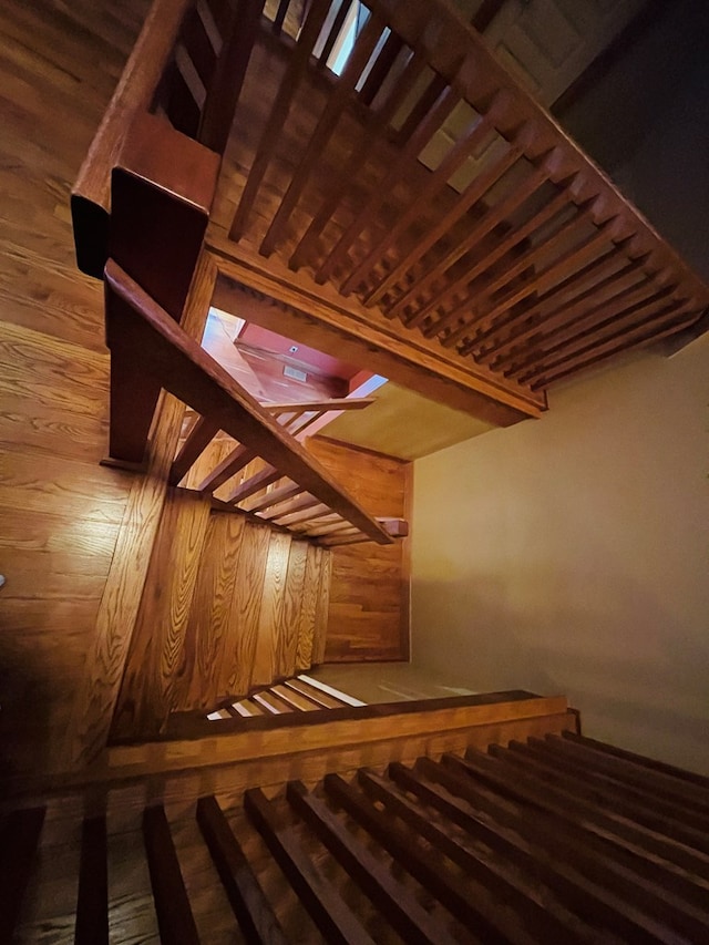 view of attic