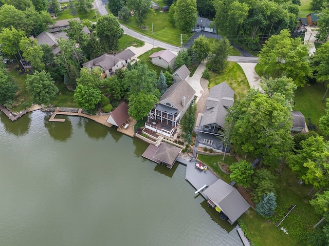 7326 State Route 19, Mount Gilead, OH 43338 - aerial view of residential area featuring a nearby body of water and a tree filled landscape