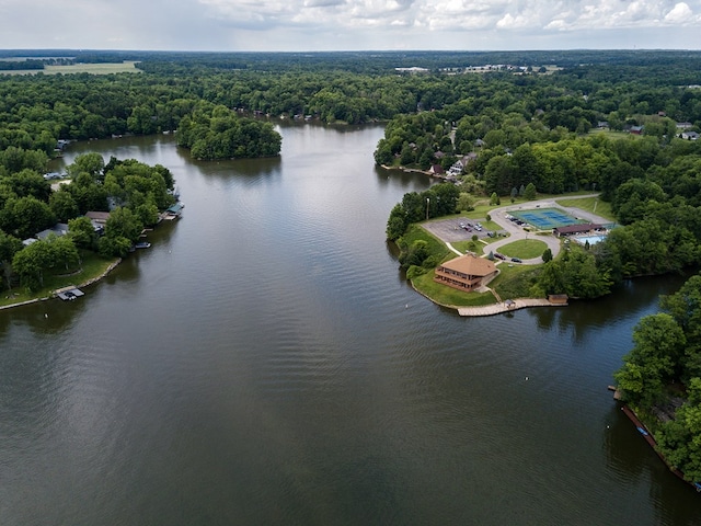 7326 State Route 19, Mount Gilead, OH 43338 - aerial view of a heavily wooded area and a nearby body of water