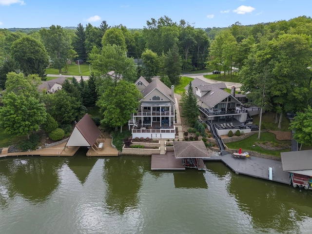 7326 State Route 19, Mount Gilead, OH 43338 - view from above of property featuring a nearby body of water
