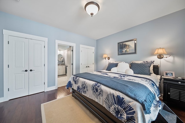 7326 State Route 19, Mount Gilead, OH 43338 - bedroom featuring wood finished floors and connected bathroom