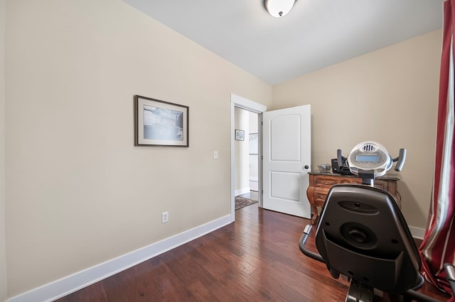 7326 State Route 19, Mount Gilead, OH 43338 - office featuring baseboards and dark wood finished floors