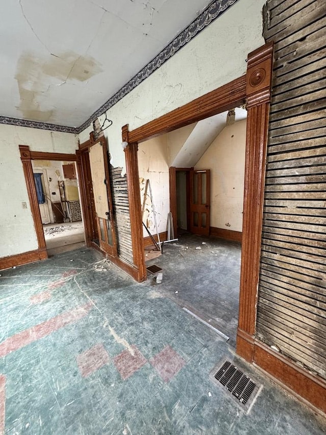 additional living space with visible vents