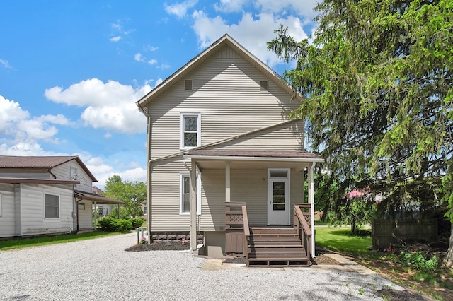 97 S Gamble St, Shelby, OH 44875 - view of front of home with covered porch