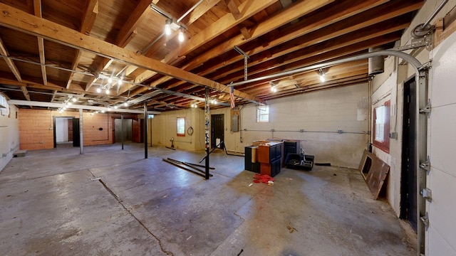 4 Post St, Shelby, OH 44875 - below grade area featuring electric panel