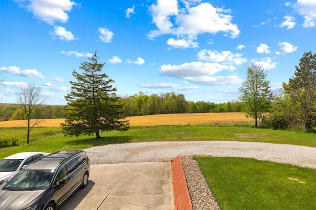 524.526 Rudy Rd, Mansfield, OH 44903 - view of green lawn featuring driveway and a view of countryside