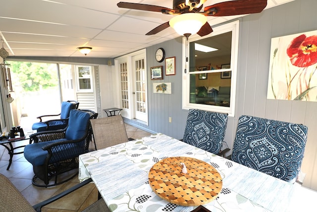 10411 River Rd, Huron, OH 44839 - view of patio / terrace featuring outdoor dining space and a ceiling fan