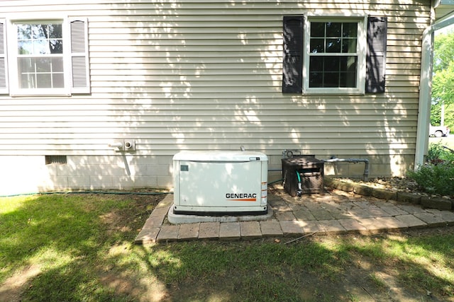 10411 River Rd, Huron, OH 44839 - exterior view of a power unit and crawl space