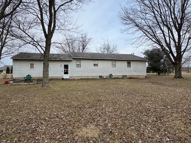 view of rear view of property