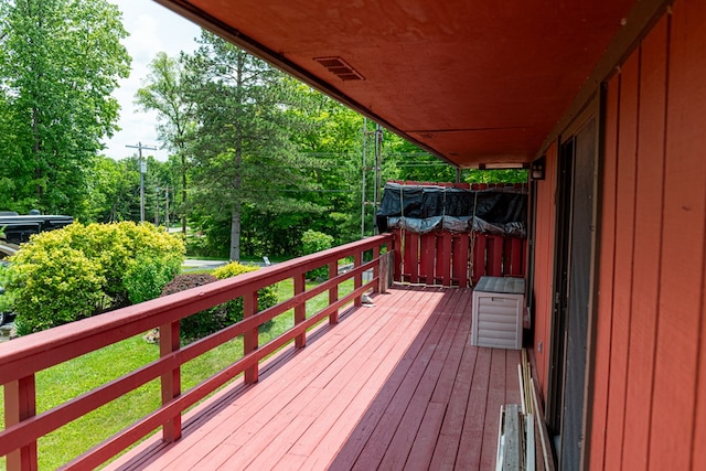 7326 State Route 19 Unit 47-48, Mount Gilead, OH 43338 - view of wooden terrace
